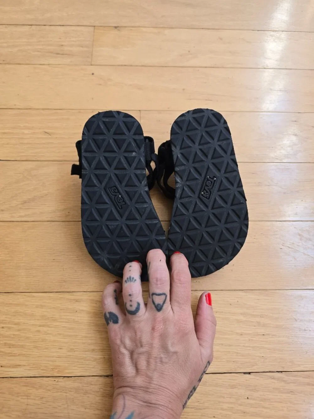 Teva | Original Universal black monochrome strappy outdoor sandals | Toddler 9